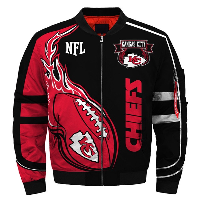 Kansas City Chiefs bomber jacket winter coat gift for men - 89 Sport shop