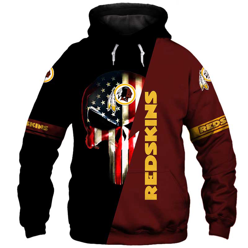 Washington Redskins hoodies Skulls new design Sweatshirt for fans - 89  Sport shop