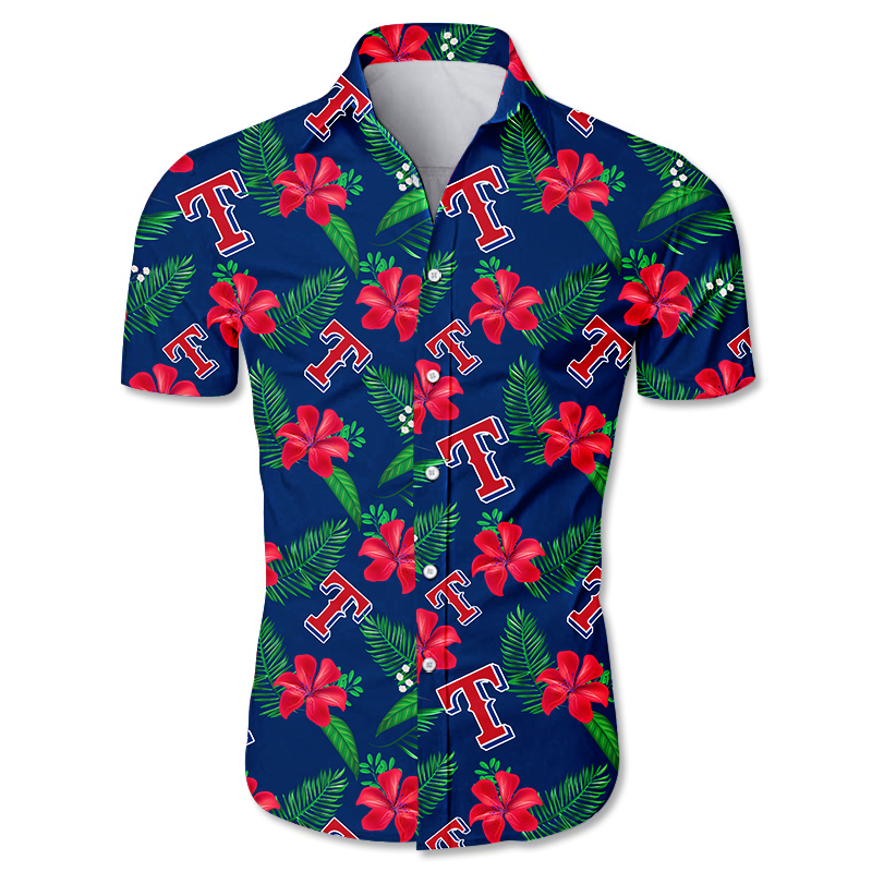 Texas Rangers Hawaiian shirt