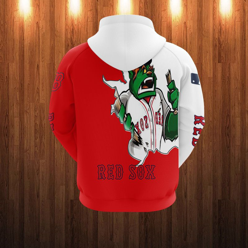 Boston Red Sox Hoodies 3D mascot design Sweatshirt for fan - 89