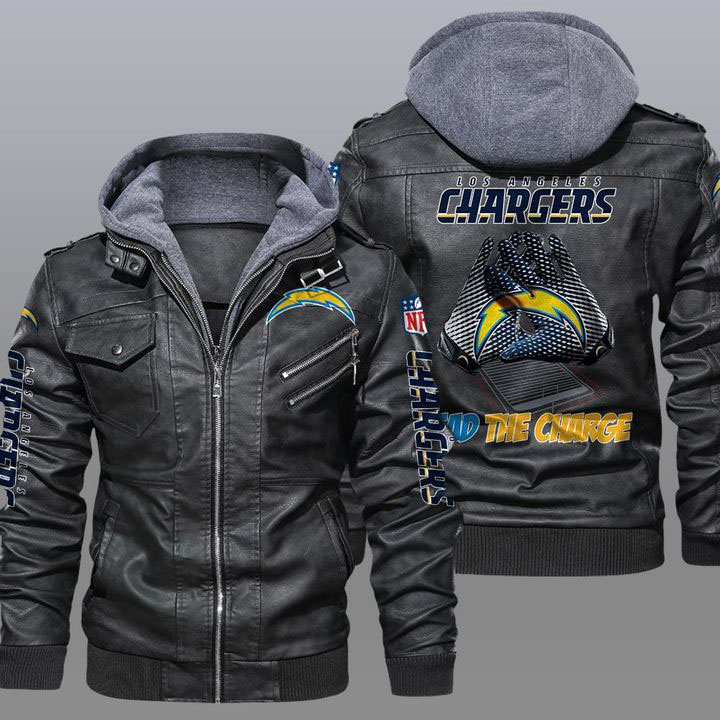 Los Angeles Chargers Leather Jacket